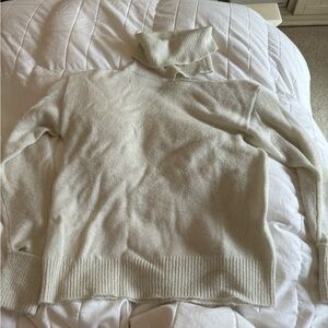 Paige silver glitter sweater size xs